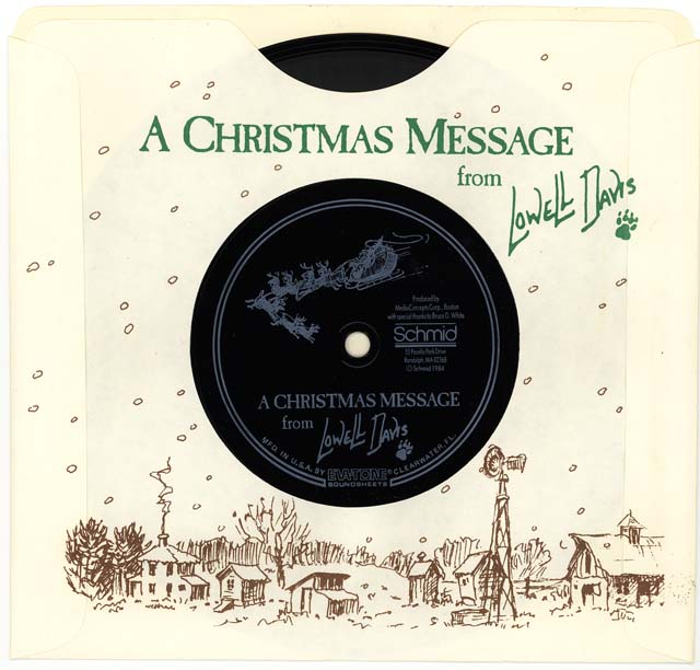A Christmas Message 1985 - Front